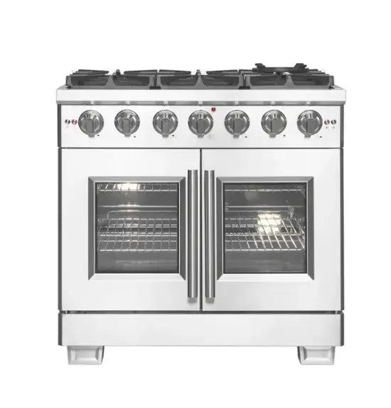 Forno Appliances - Lamazze Alta Qualita 2.05 Cu. Ft. Freestanding Gas Range with Propane Conversion Kit - Silver