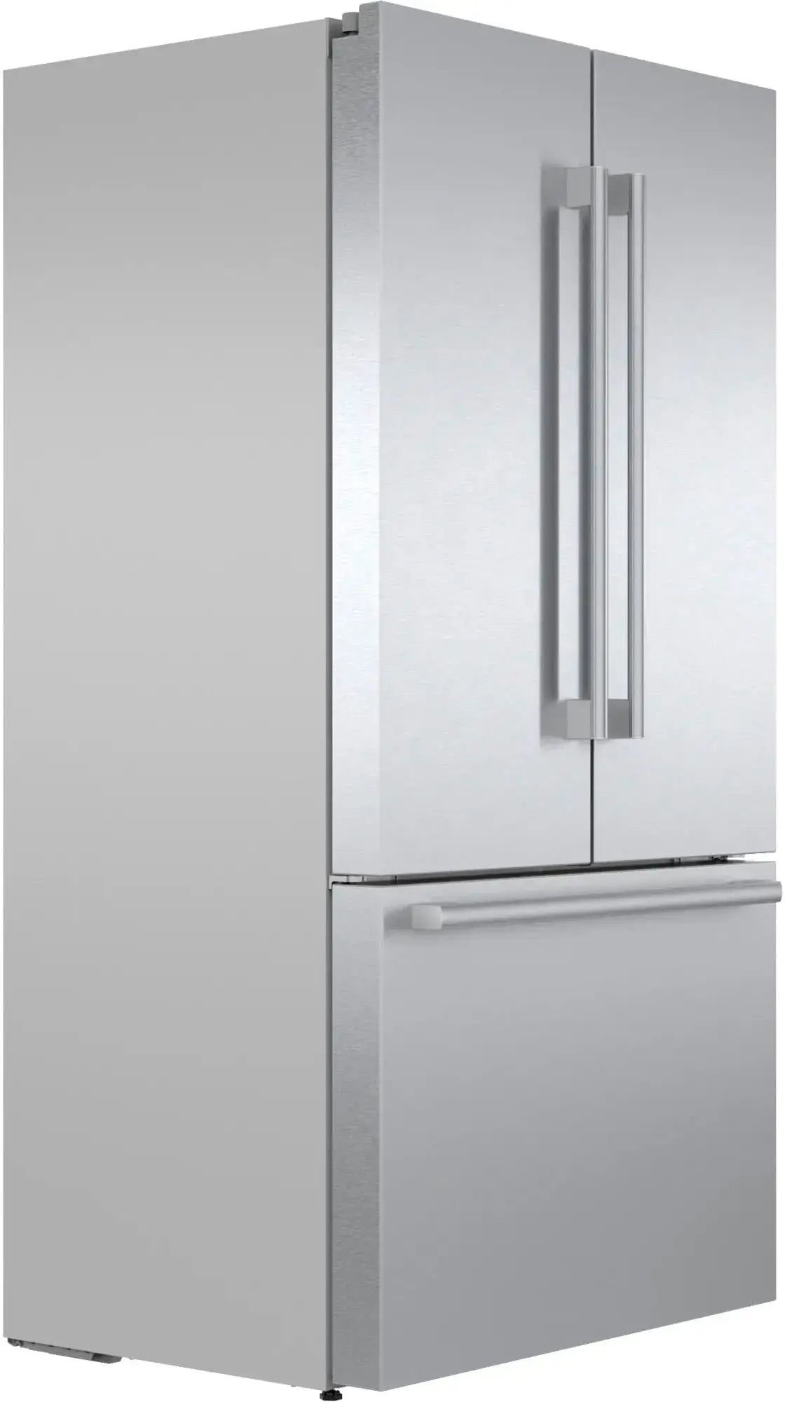 Bosch - 800 Series 21 Cu. Ft. French Door Counter-Depth Smart Refrigerator with VitaFresh - Stainless Steel