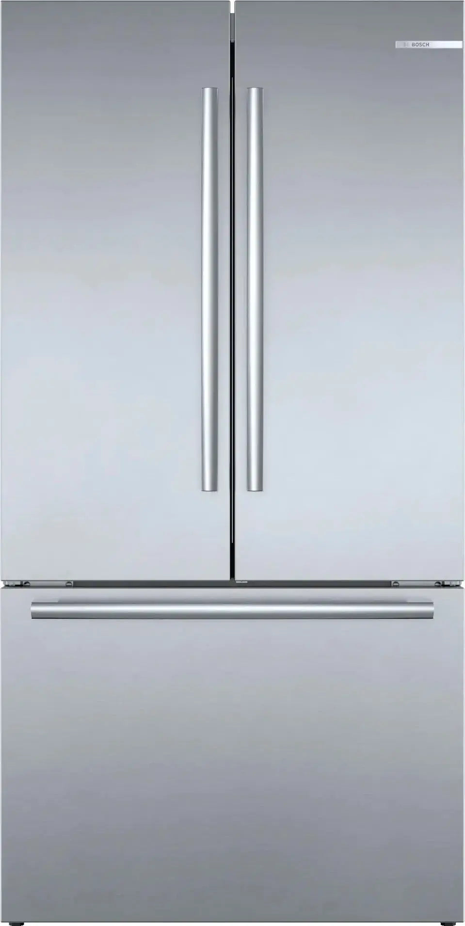 Bosch - 800 Series 21 Cu. Ft. French Door Counter-Depth Smart Refrigerator with VitaFresh - Stainless Steel