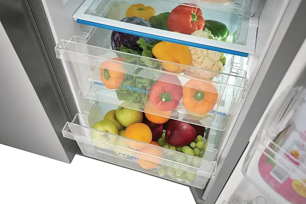 Frigidaire 22.3 Cu. Ft. Counter-Depth Side-by-Side Refrigerator - Stainless Steel