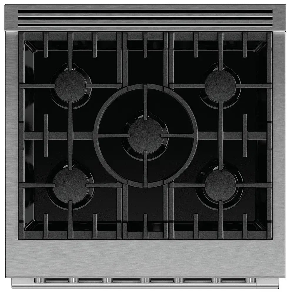 Fisher & Paykel - Professional 30" 5-Burner Gas Range - Stainless Steel