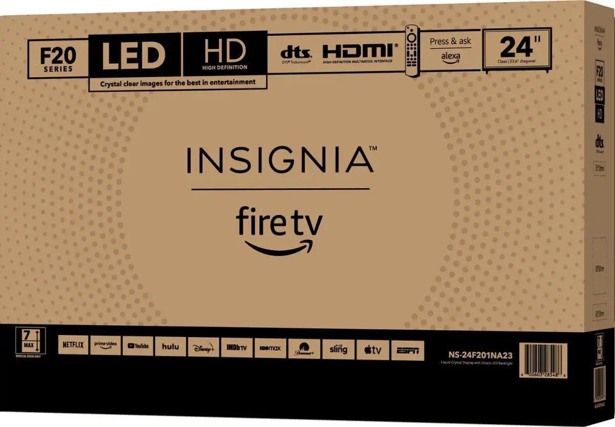 Insignia™ - 24" F20 Series LED HD Smart TV with Fire TV