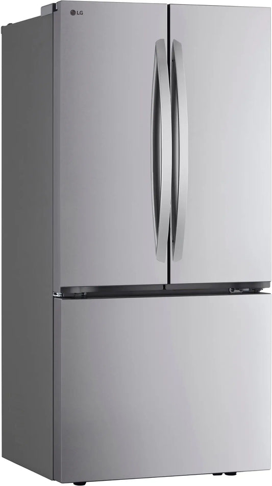 LG - Counter-Depth MAX 21 Cu. Ft. French Door Smart Refrigerator with Built-In Ice Maker - Stainless Steel